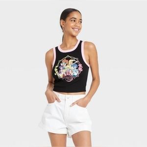 NWOT Sailor Moon Crystal Racerback Cropped Tank